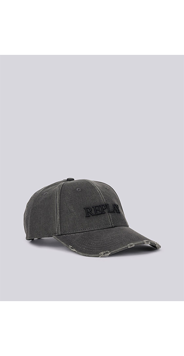 ロゴ刺しゅう入りダメージCAP 詳細画像 ブラック 1